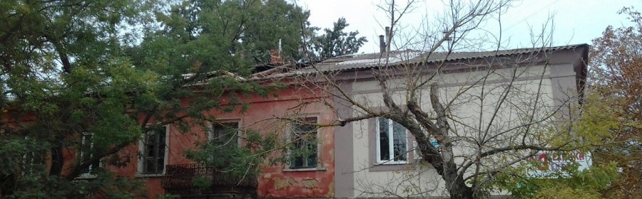 Херсон еще не оправился от шторма, налетевшего на прошлой неделе (фотофакт)