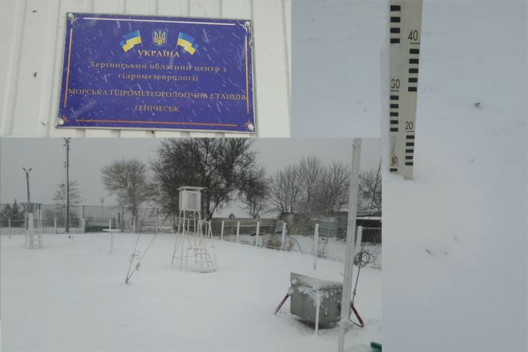Як і попереджали: на Херсонщині випав зливовий сніг
