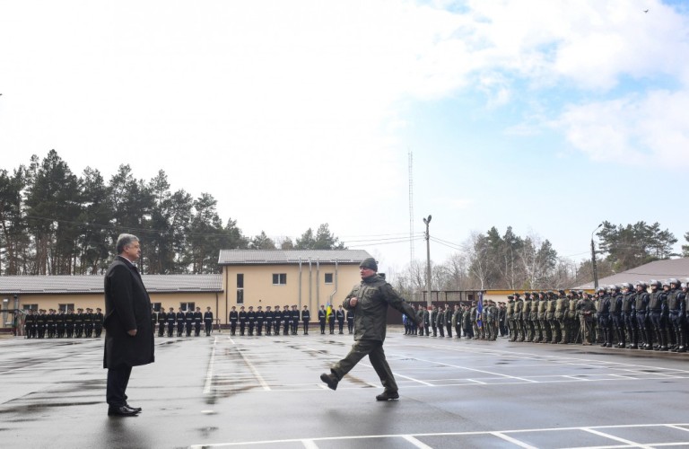 Президент привітав Нацгвардію із 5-ю річницею: Кожне слово в гордій назві підтверджене цими роками хоробрості і відваги бійців