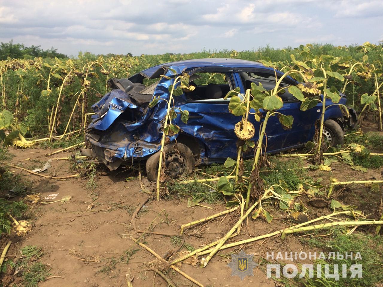 Поліція з’ясовує обставини ДТП з потерпілими в Бериславському районі