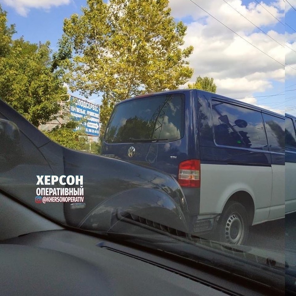 И снова ДТП на улицах Херсона - теперь на Поповича