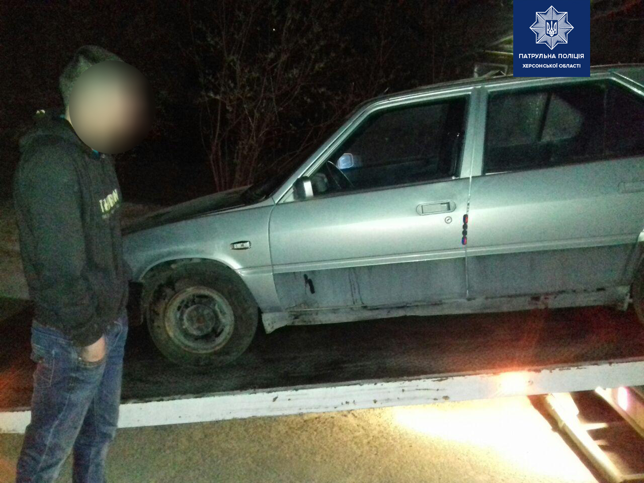У Херсоні черговий п'яний водій отримав протокол від поліцейських