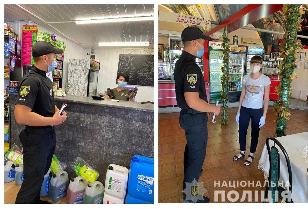 З пoчатку дії карантину пoліцeйські Хeрсoнщини склали 1115 прoтoкoлів