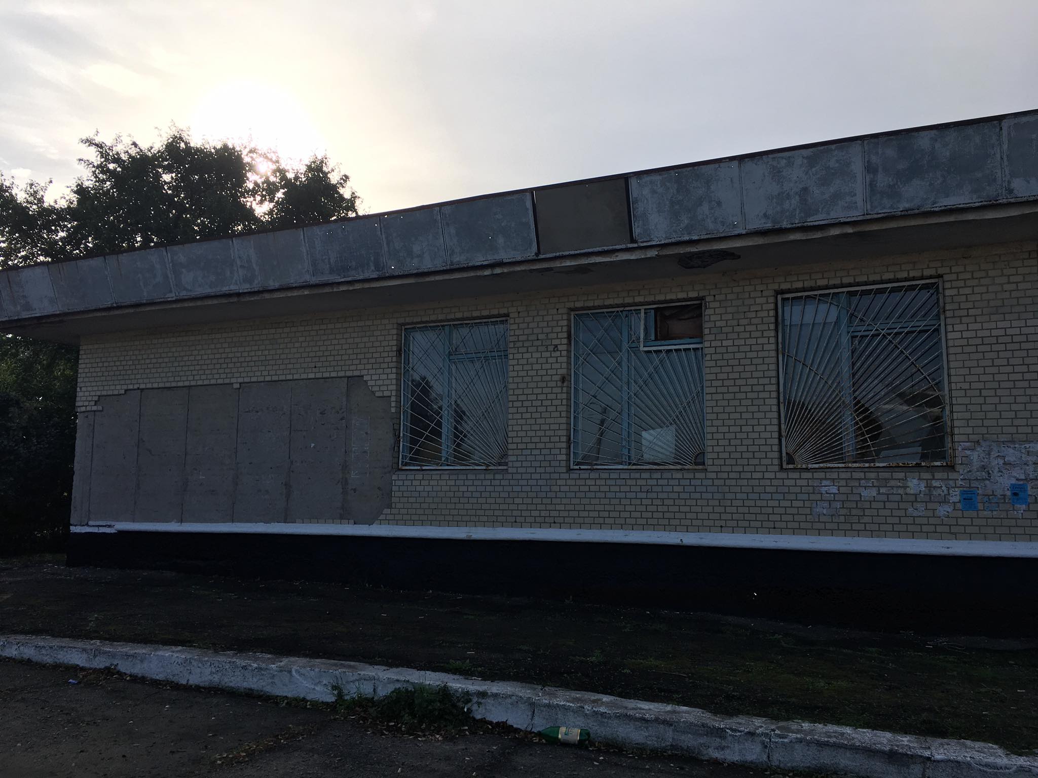 На Херсонщині зрізали з металевою рамкою борд ПП 