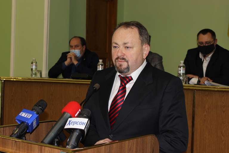 Депутати з першої спроби обрали голову Херсонської обласної ради XVIII скликання