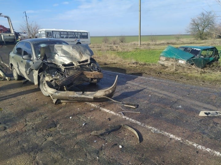 На Херсонщині сталася ДТП з 4 постраждалими