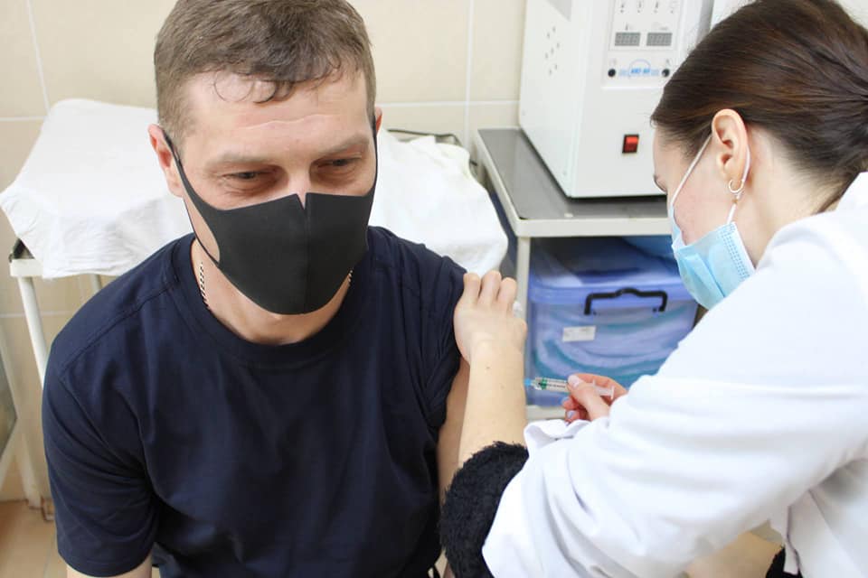 Херсонські нацгвардійці вакцинувалися від COVID-19 Херсонські нацгвардійці вакцинувалися від COVID-19