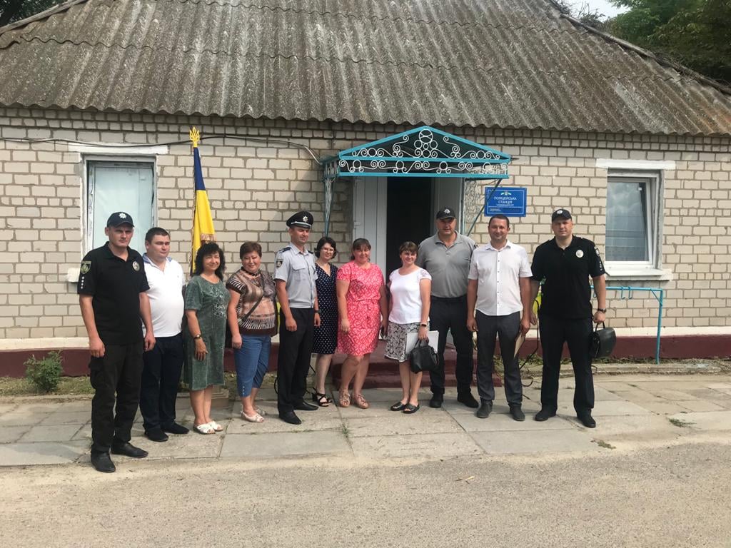 На Херсонщині відкрилася чергова поліцейська станція з системою відеоспостереження