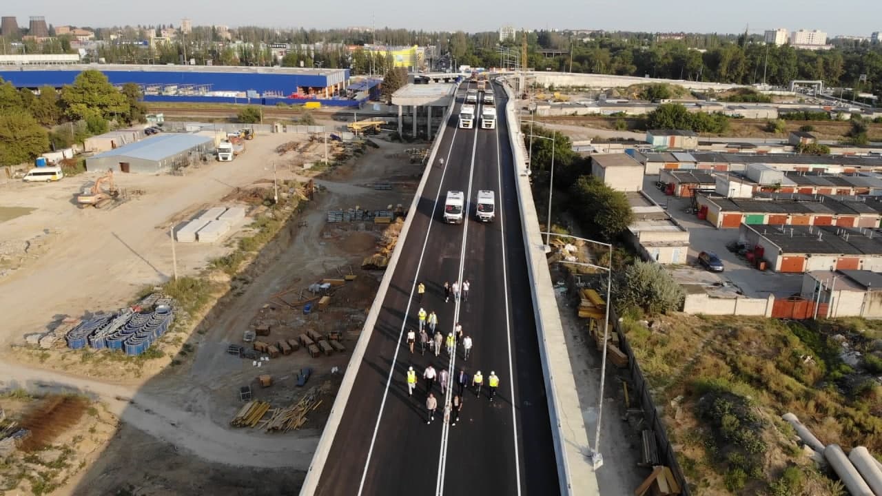 При спорудженні херсонського шляхопроводу були використані найсучасніші технології