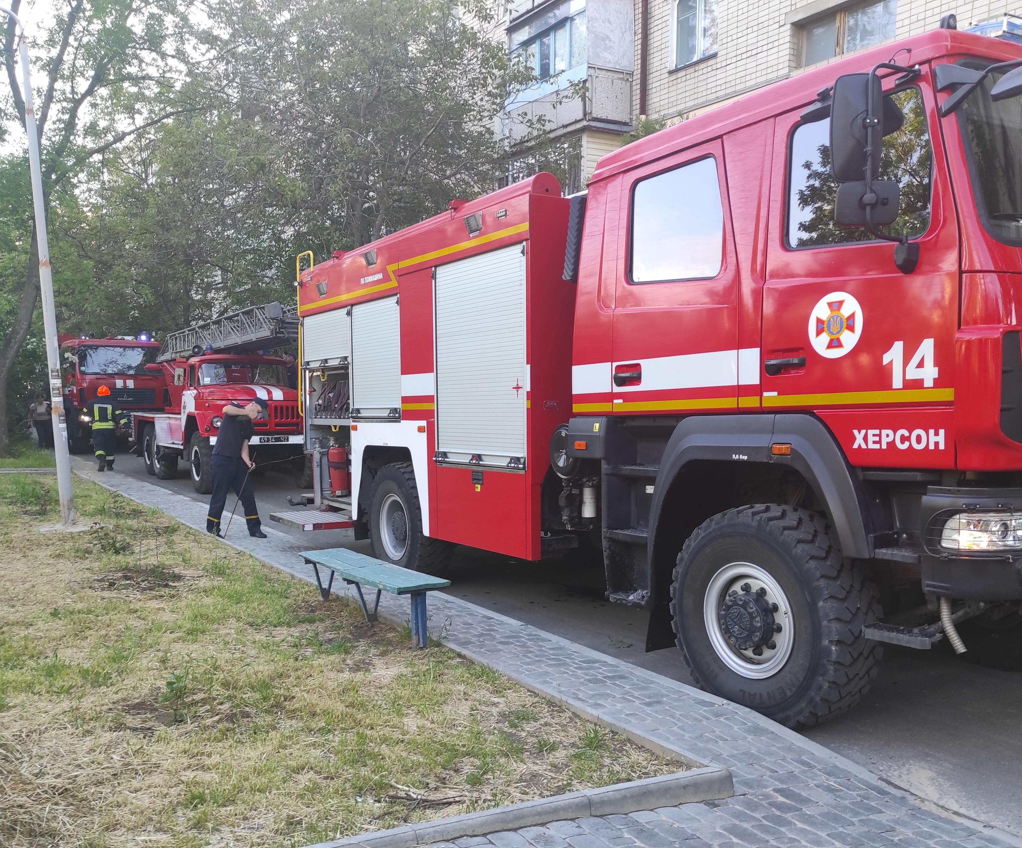Пожежа в багатоповерховому будинку